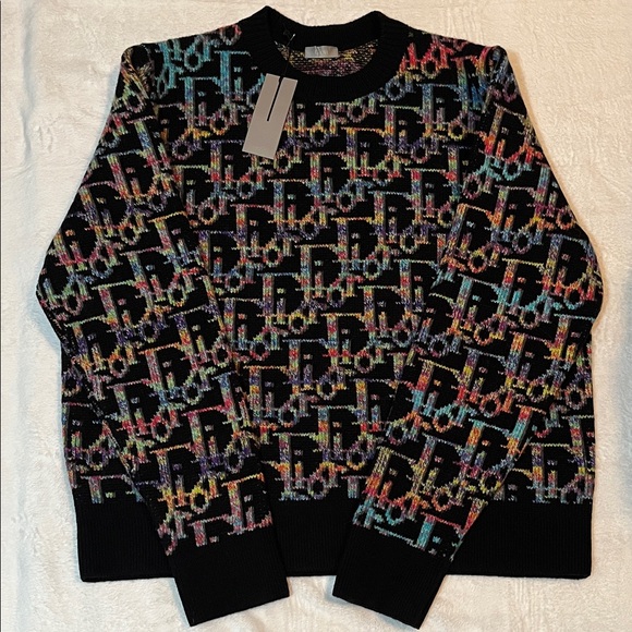 DIOR Oblique Jacquard Sweater (Size: XXXL) - Picture 2 of 12